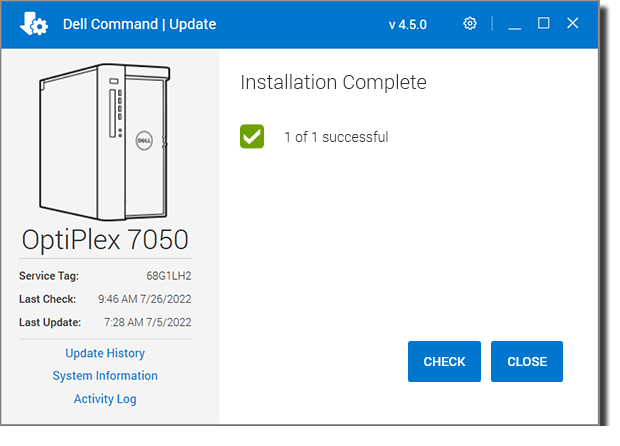 Run Dell Command Update From Notification Prompt | IT@Cornell